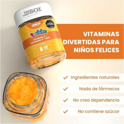 Vitamina C + Zinc para Niños en gomitas 👦🏼