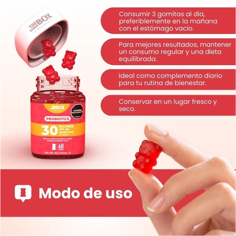 Probióticos en gomitas 🍓